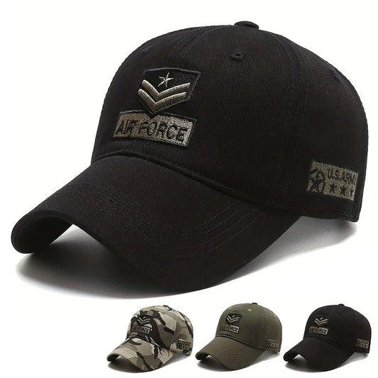 Unisex AIR FORCE Arrow Embroidery Baseball Caps Spring And Autumn