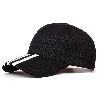 Unisex Three Horizontal Embroidery Baseball Caps