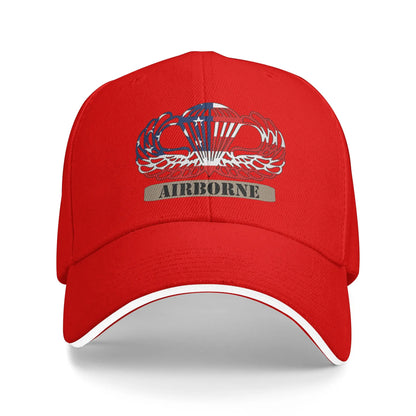 Airborne Paratrooper Jump Wings Baseball Cap
