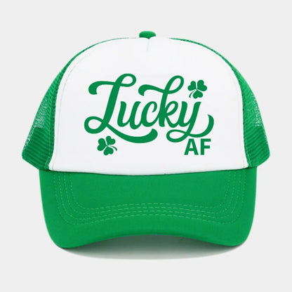 New Green Velvet Clover Shamrock Hat Breathable Sunshade Baseball Cap