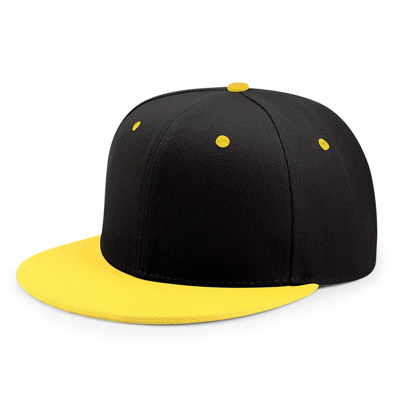 Wholesale 40 Colors Flat Peak Snapback Caps Lady Fashion