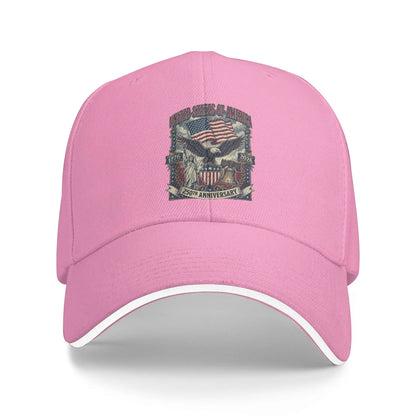 America 250th Anniversary Flag Eagle Liberty USA 250 Year Baseball Cap