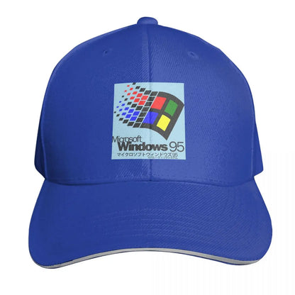 Windows 95 Geeks Nerd Cap Fashion Casual Baseball Caps