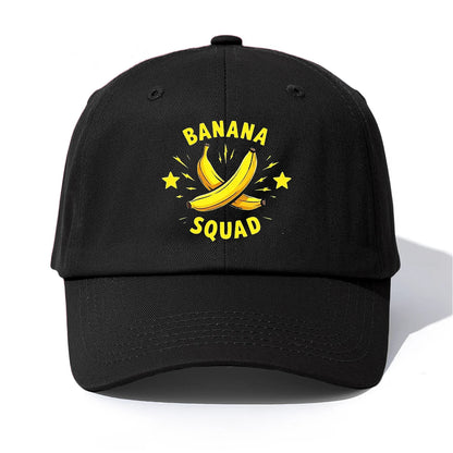 BANANA SQUAD Print Baseball Cap For Adults