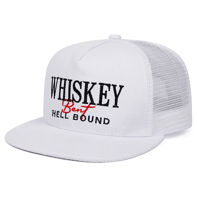 Personalized New Flat Edge Hat letters Creative Embroidered Street HipHop Hat Snapback Caps