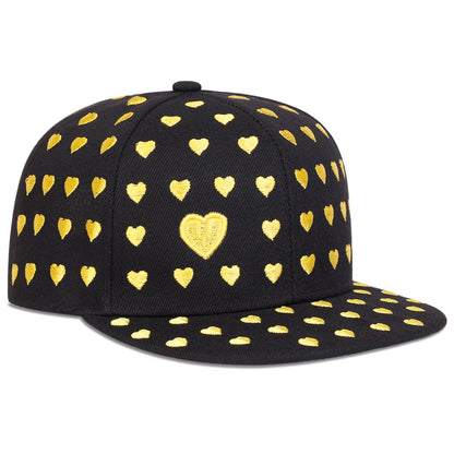 Unisex Poker Pattern Embroidery Hip-hop Hats Spring Autumn Outdoor