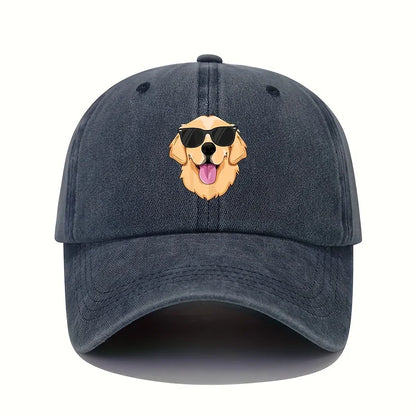 Fun Dog Print Baseball Cap