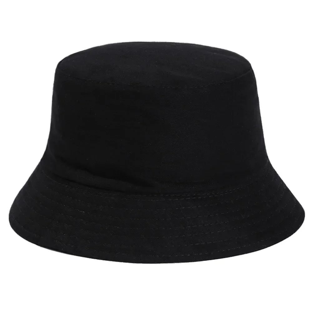 Fashion Denim Washed Bucket Hat Retro Foldable Sun Hat For Women Men