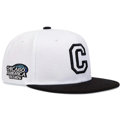 Unisex C letter Embroidery Hip-hop Hats Spring And Autumn Outdoor