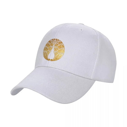 New Daki Myoga Kamon in Gold Seal Baseball Cap