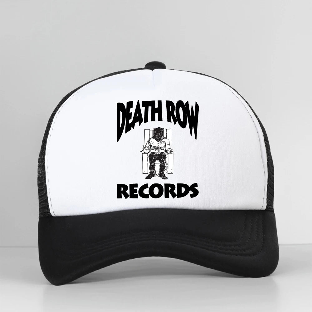 Funny Golf Hat Death Row Records White Baseball Cap