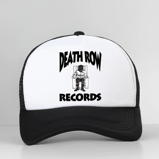 Funny Golf Hat Death Row Records White Baseball Cap