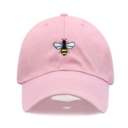 Honeybee Embroidered Baseball Cap For Women Men