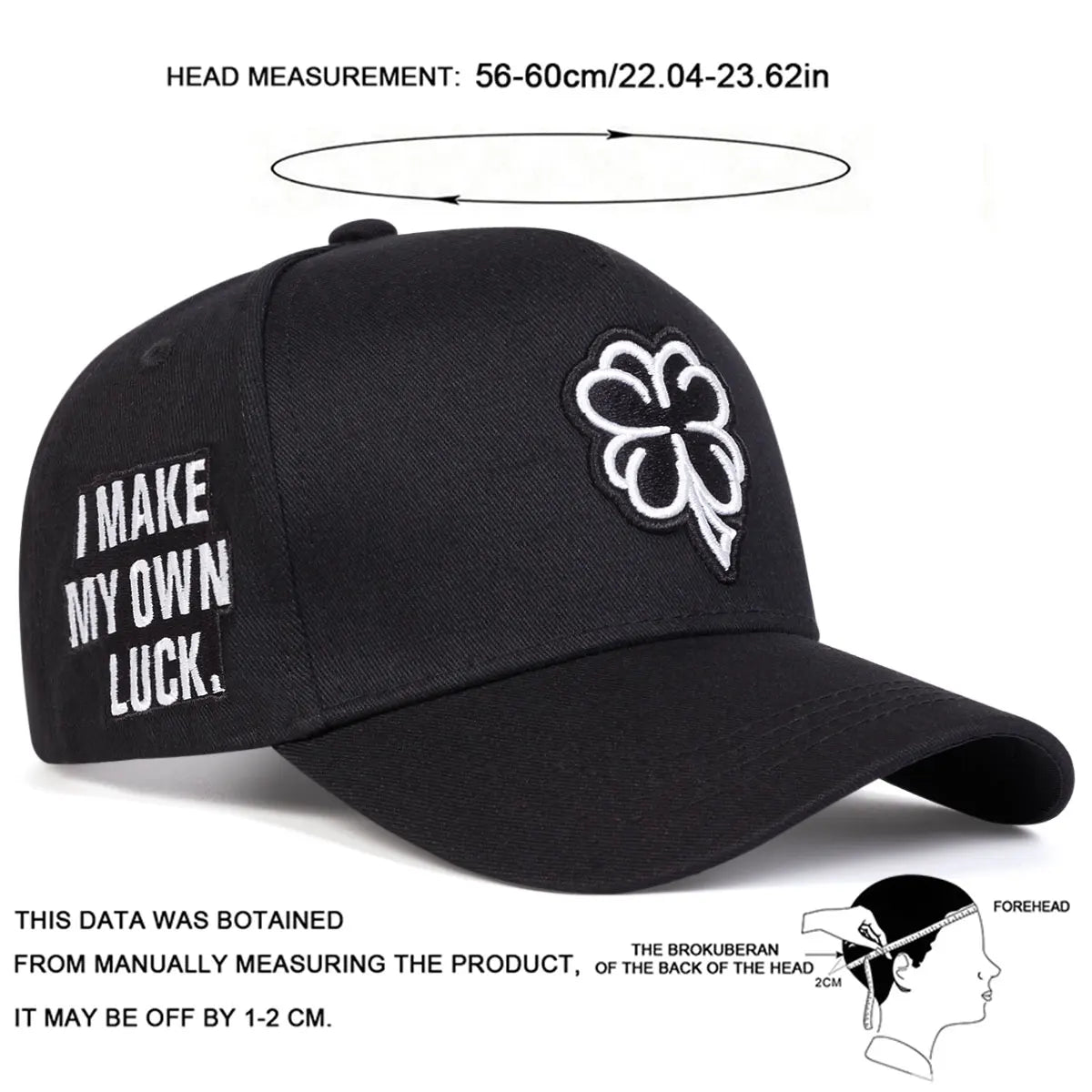Unisex Clover Embroidery Baseball Net Caps Spring Summer