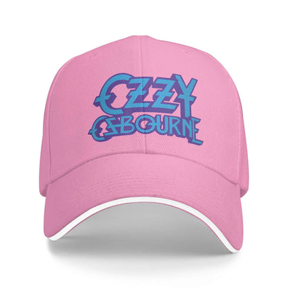 Ozzy Osbourne Purple And Blue Logo Baseball Cap