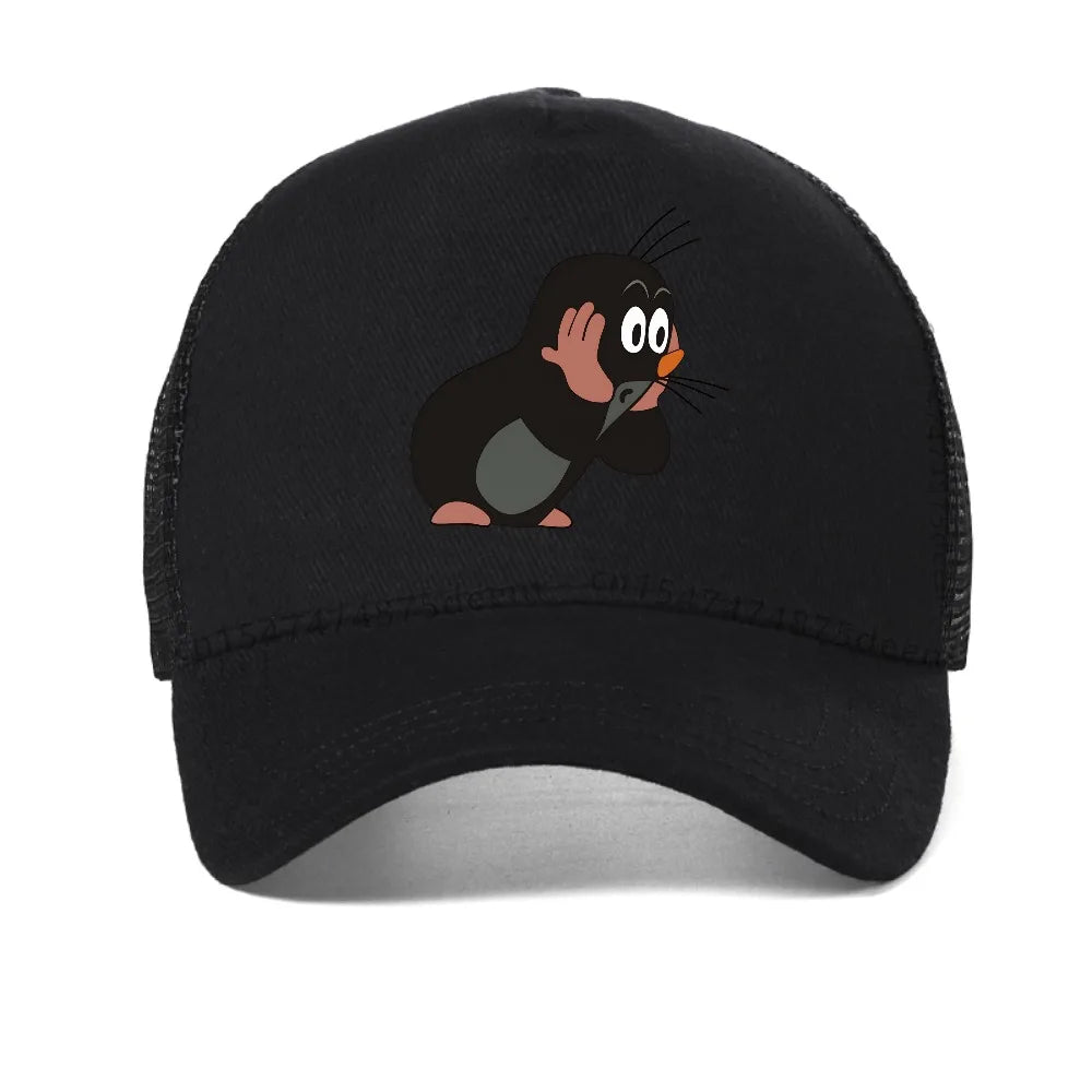 Krtek Cartoon The Story Of A Mole Mesh Baseball Cap