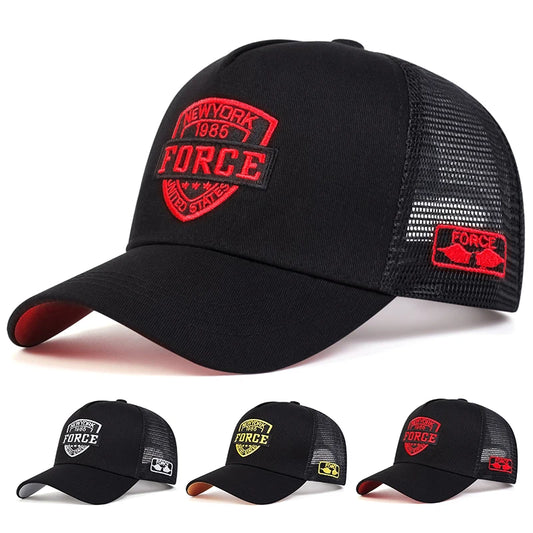 Fashion Letter Baseball Cap Women Men Breathable