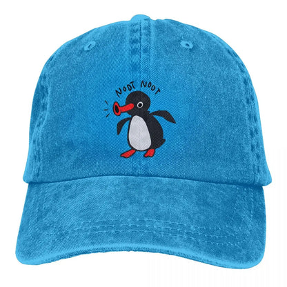 Noot Baseball Cap Men Hats Women Visor Pingu Pinga Penguin TV Caps