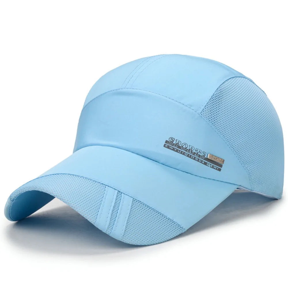 New Quick Dry Baseball Cap Breathable For Women Men