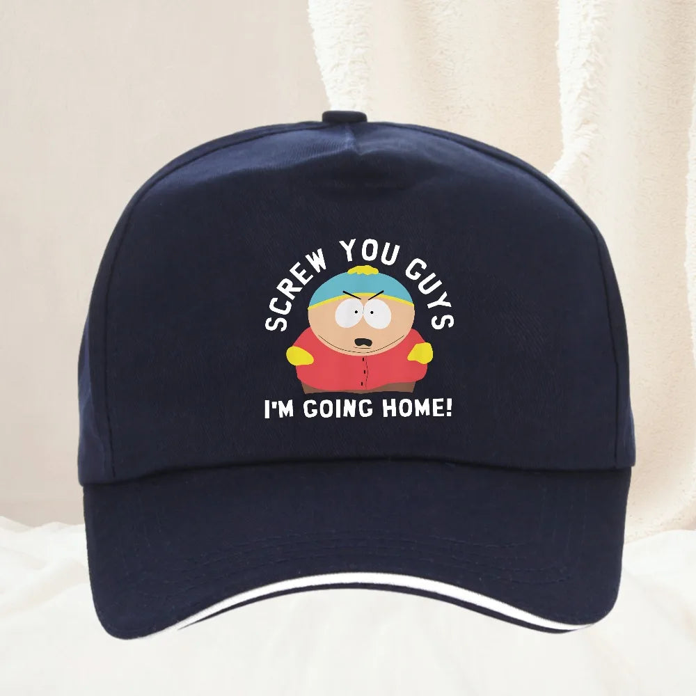 Ropa Hombre Crazy South Park Funny Cartoon Cute Comic Baseball Cap