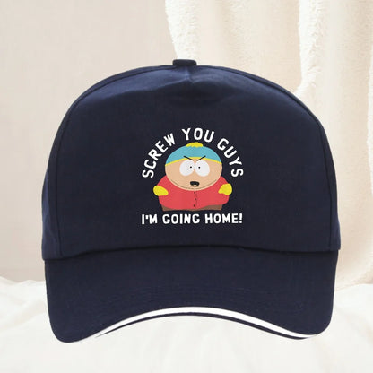 Ropa Hombre Crazy South Park Funny Cartoon Cute Comic Baseball Cap