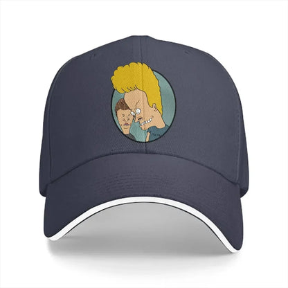 Beavis and Butthead Funny Sarcastic Cartoon Funny Unisex Baseball Caps