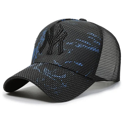Letter Embroidery Versatile Couple Sunscreen Sunshade Baseball Cap