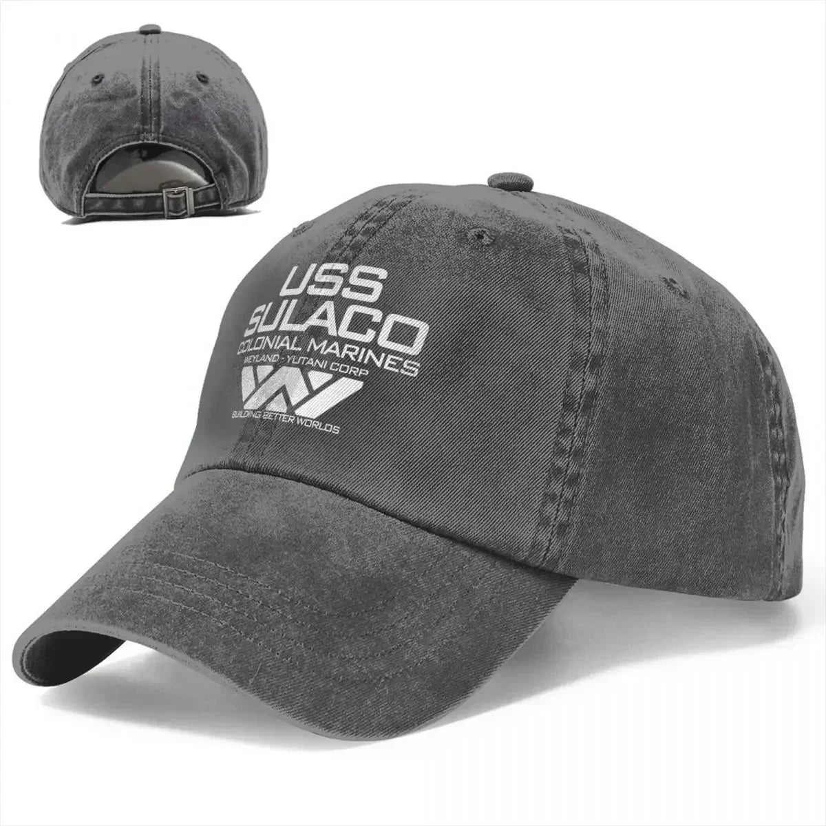 Vintage Jeans USCSS Nostromo Alien Sulaco Colonial Marines Aliens Baseball Cap For Men Women
