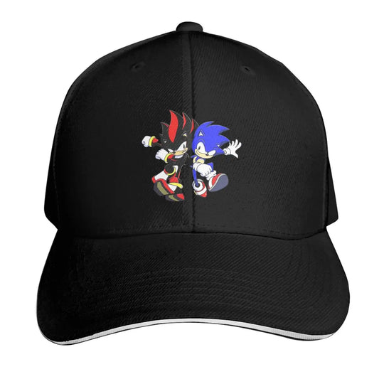 Sonic Shadow Cartoon The Hedgehog Cap Fashion Casual Baseball Caps