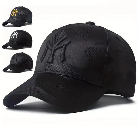 Unisex Letter Embroidery Camouflage Baseball Caps