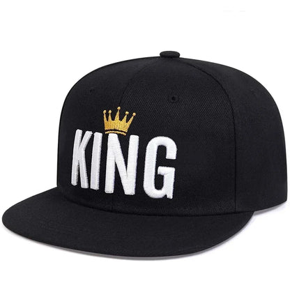 Unisex Crown KING Embroidery Hip-hop Hats Spring And Autumn Outdoor