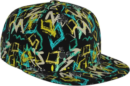Fashion Graffiti-e008 Unisex Snapback Cap, Unisex Snapback Hip Hop Hats Cool