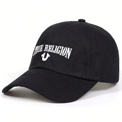 Fashionable letter embroidered baseball cap for men and women