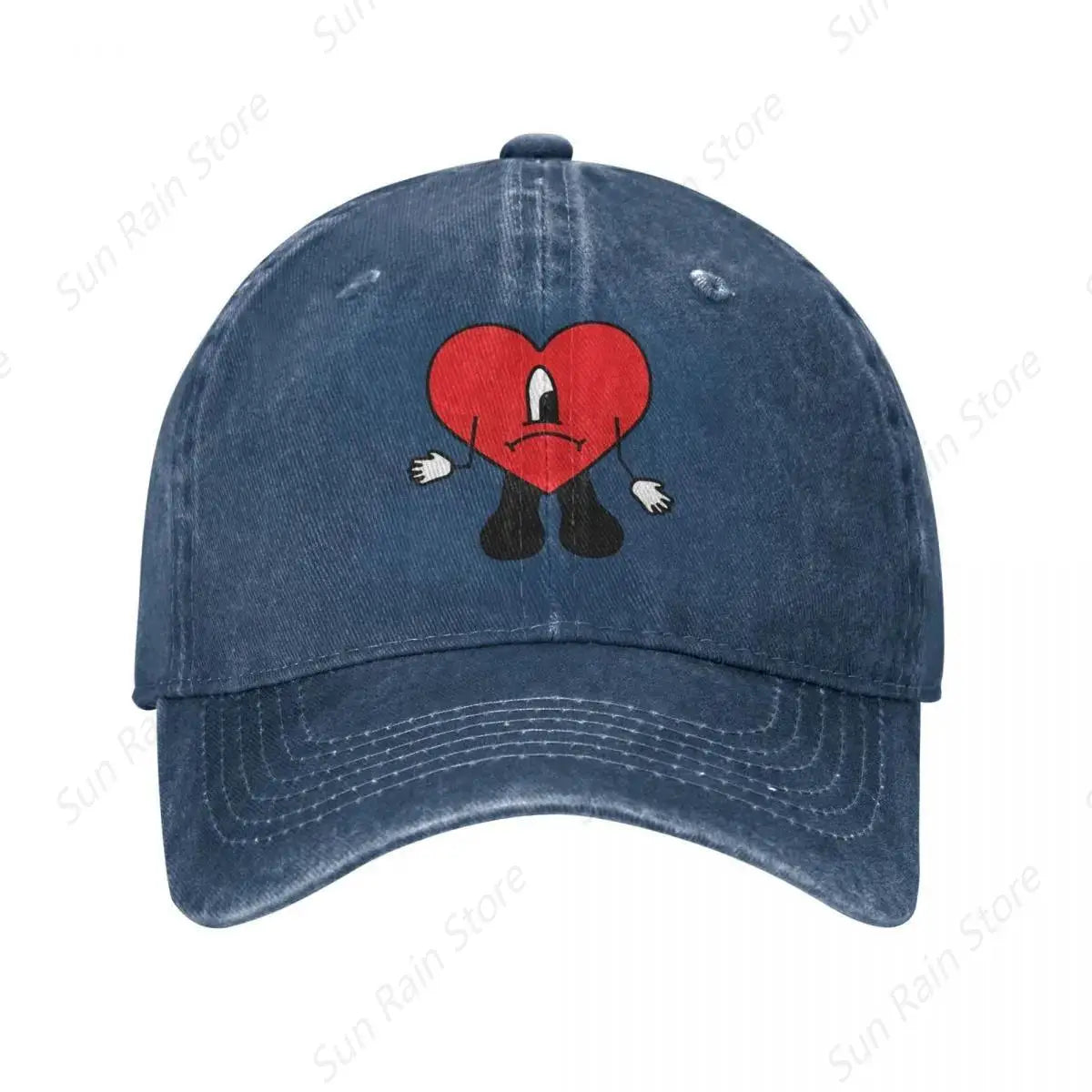 Bad Bunny Denim Baseball Cap Men Un Verano Sin Ti Music Cap Summer Autumn Vintage Casquette