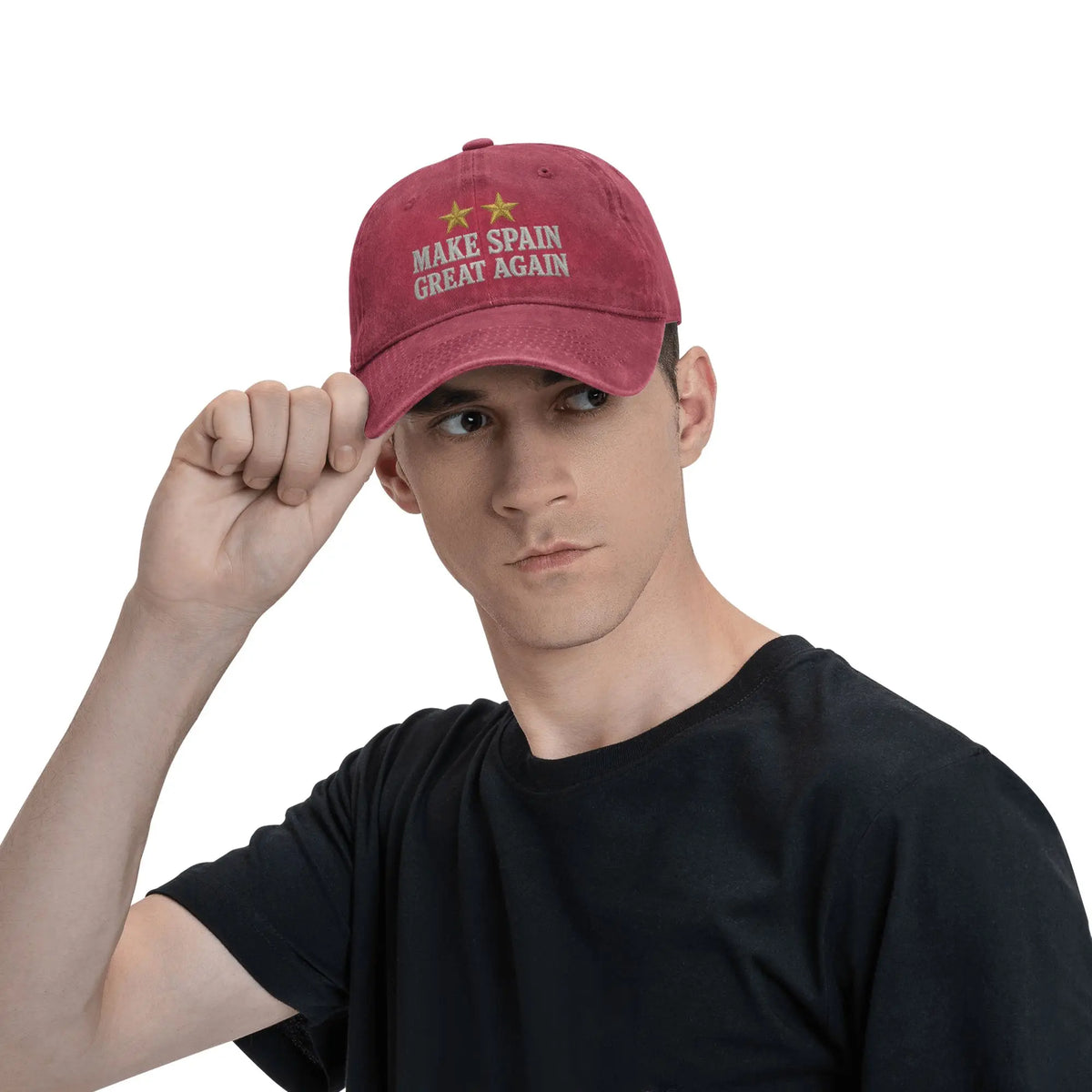 MAKE SPAIN GREAT AGAIN GOLD TWO STARS Baseball Cap