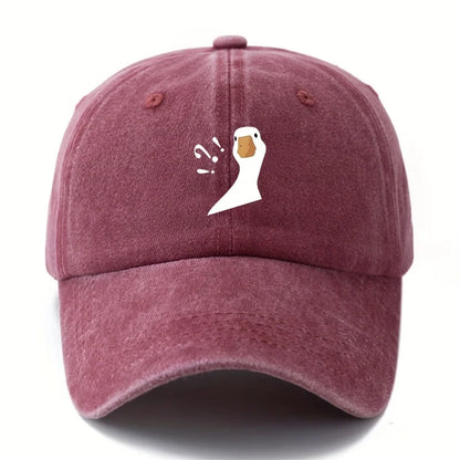 Cute Duck Pattern Printed Baseball Hat