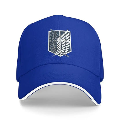 Attack on Titan Print Sandwich Baseball Caps