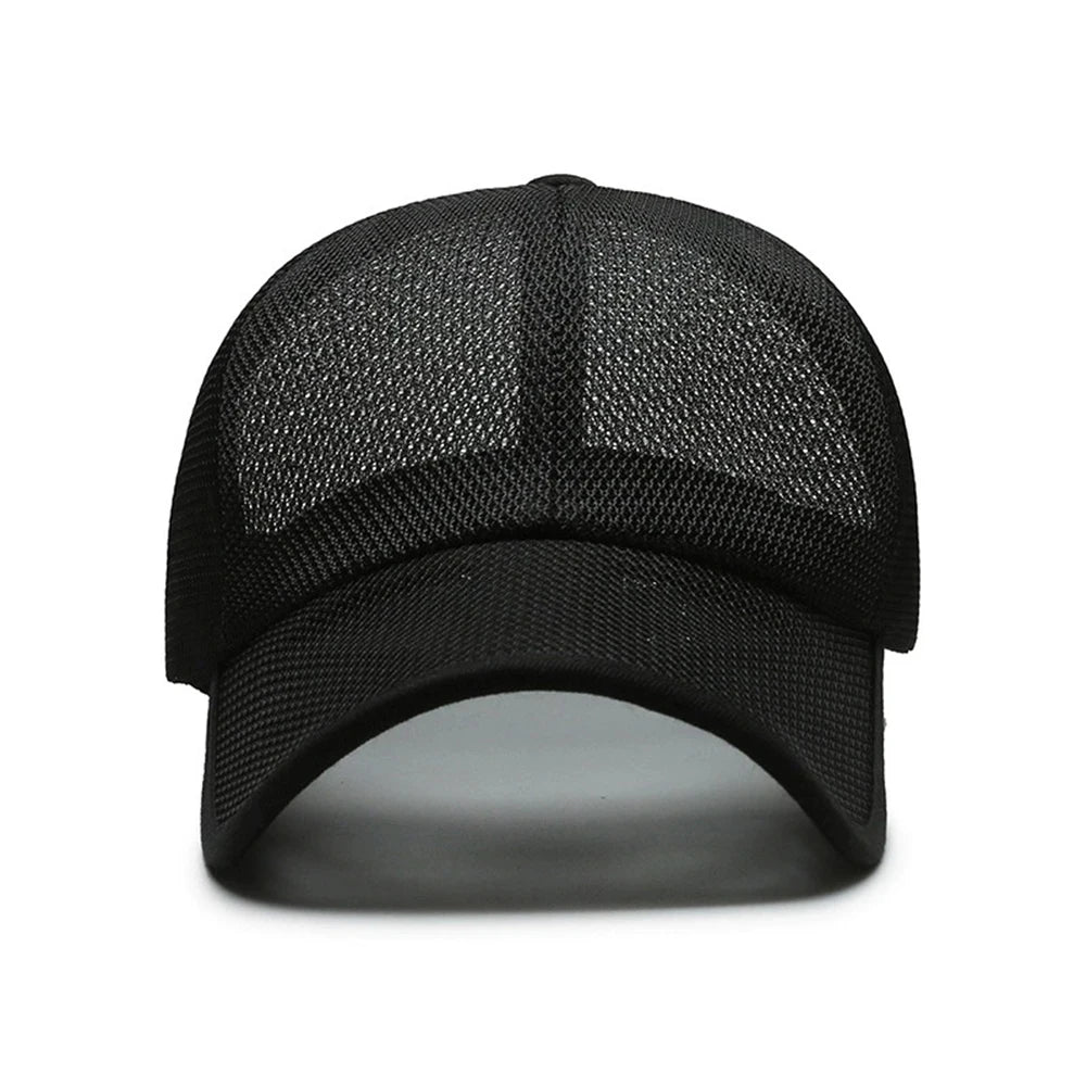 Sports Sunscreen Breathable Mesh Baseball Cap Openwork Brim Sunhat