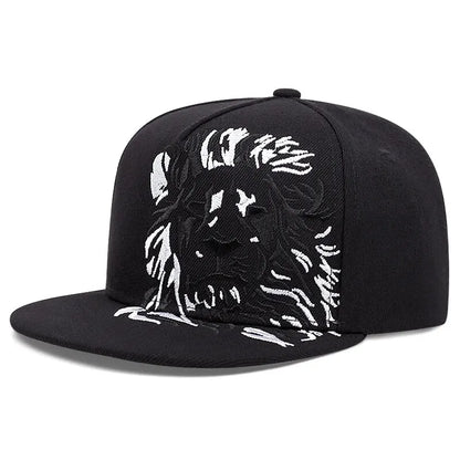 New Men Women Lion Embroidered Baseball