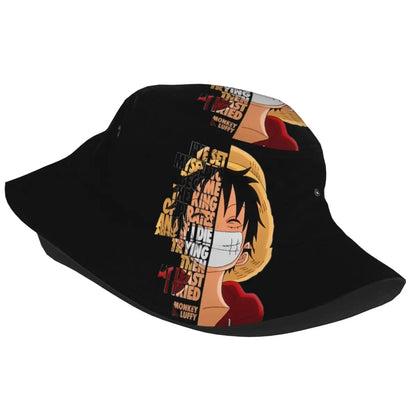 LUFFY One Piece Merch Bucket Hat The King of Kirates Irish