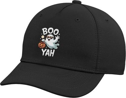 Boo Yah Halloween Ghost Fun Adjustable Baseball Hat
