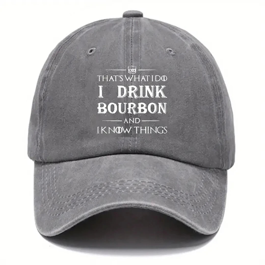 Bourbon Whiskey Breathable Sun Blocking Baseball Cap