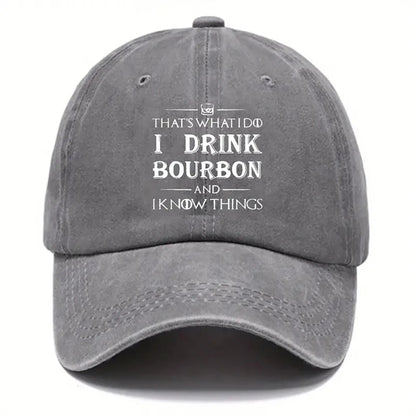 Bourbon Whiskey Breathable Sun Blocking Baseball Cap