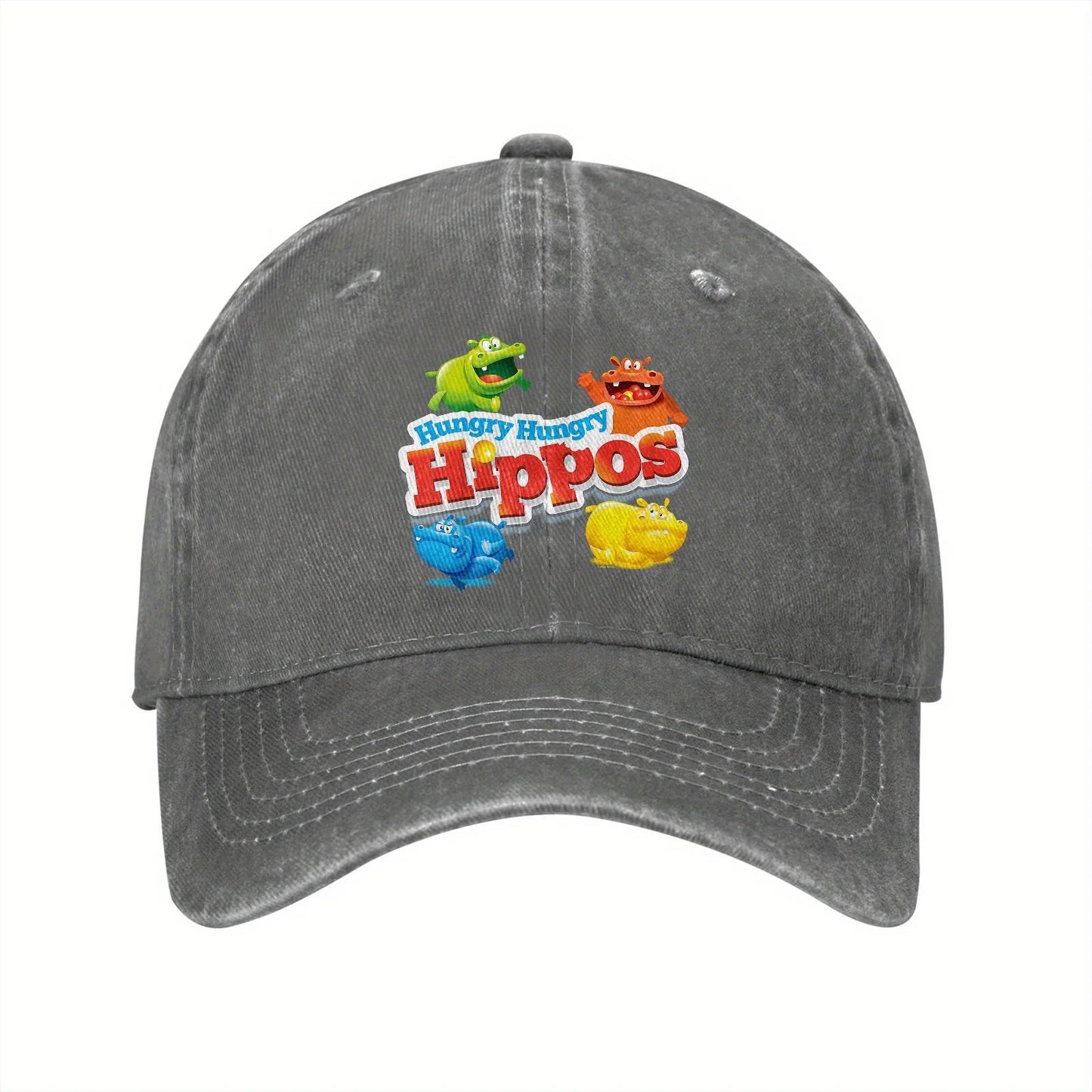 Hungry Veggie Retro Trucker Hat - Baseball Cap with Geometric Pattern