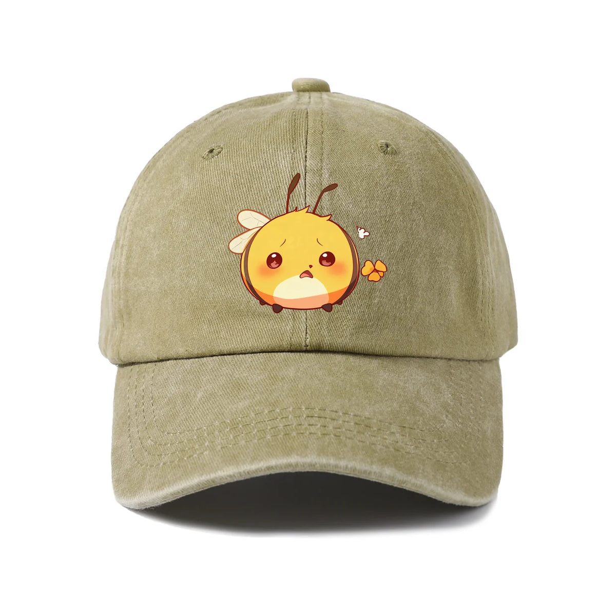 Orange Bird Vintage Washed Baseball Cap
