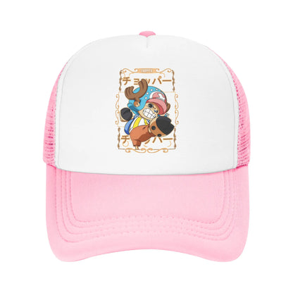 Trafalgar D Law One-Pieces Flag Mesh Baseball Cap