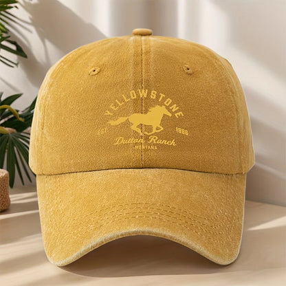 Yellowstone Horse Print Baseball Cap