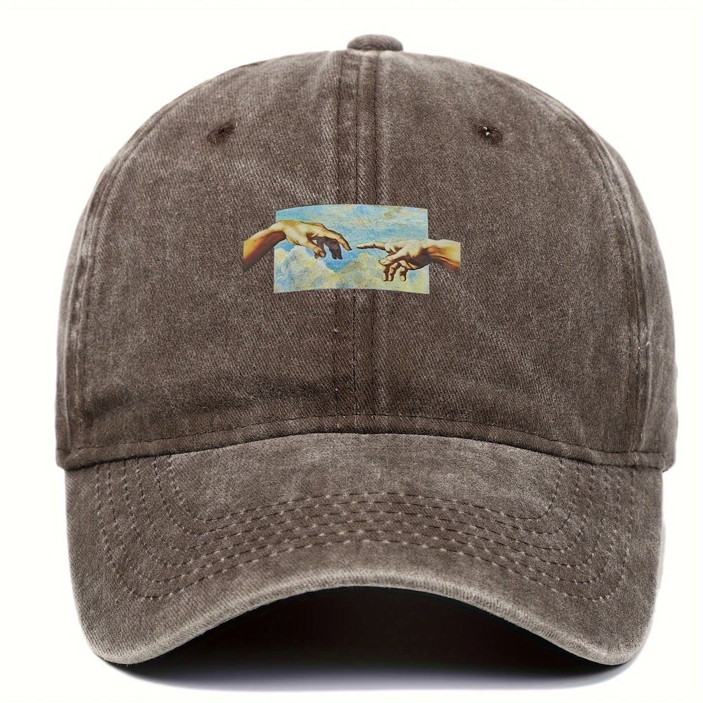 Vintage Printed Baseball Cap For Both Men And Women