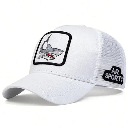Animal Embroidery Net Rooster Hat Male And Female Animal Baseball Cap