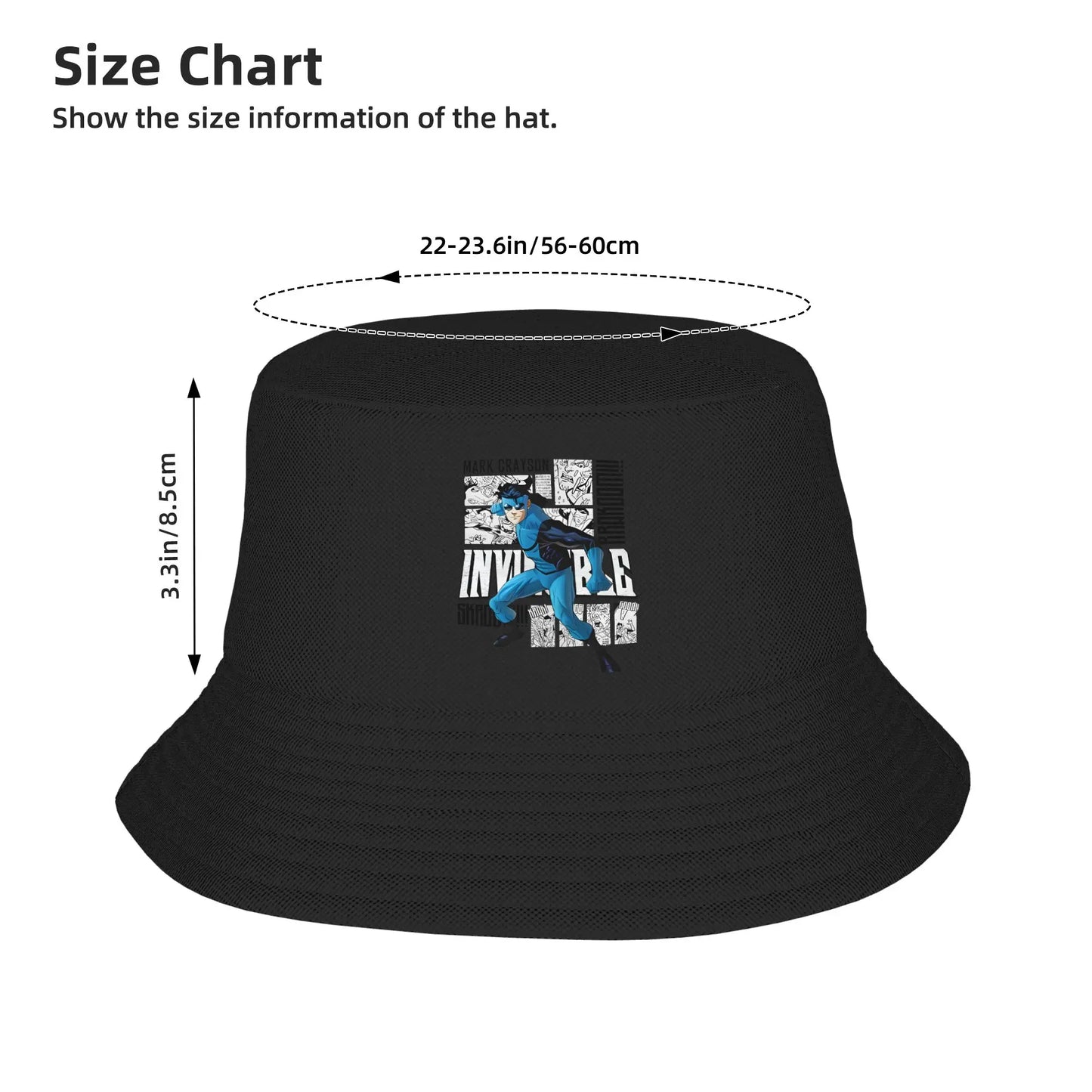 Invincible Limited Retro Movie Characters Bucket Hats